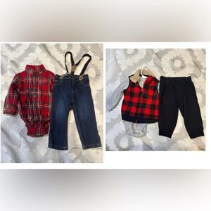 (2) Boy's Carter's Long Sleeve Sets - 18 months